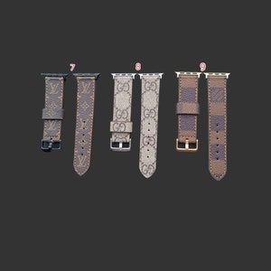 Louis vuitton apple watch band best sale etsy