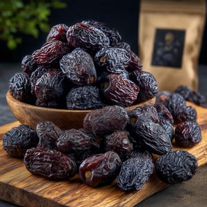 Ajwa Dates Hurma – Premium Quality Soft ,Acve Dates ,Large Sweet Gourmet,Large, Vacuum-Sealed, Natural Snack ,Healthy, Rich Delicious Option