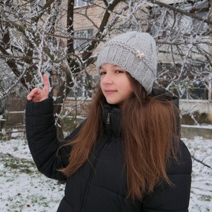 Hat KNITTING PATTERN – Thick hat | PDF in English