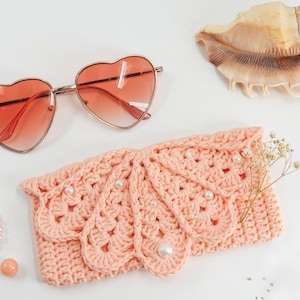 CROCHET PATTERN Seashell Glasses Case | Sunglasses Holder | Sunnies Pouch