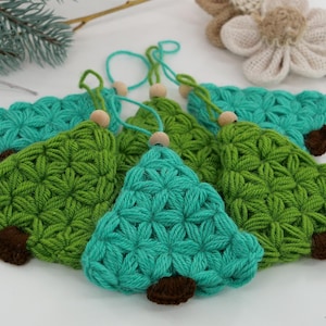 Christmas Tree Ornament «Jasmine» | Crochet Patterns | Christmas Crochet | Home Decoration | Crochet Tutorials | PDF in English