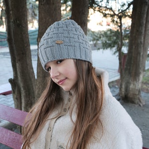 Hat KNITTING PATTERN – Merino hat | PDF in English