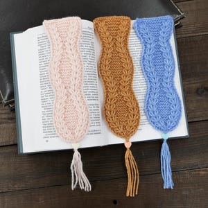 KNITTING PATTERN - Bookmark "Ears of Wheat" - Bookmark Knitting Pattern, Easy Knit Pattern, Bookmark Knit Pattern