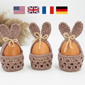 WZORY SZYDEŁKOWE na wielkanocny koszyk z jajkami | Wielkanocne szydełkowanie | Amigurumi