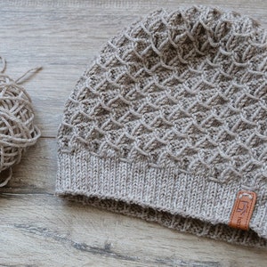 Hat KNITTING PATTERN – Hat Uncut Diamond
