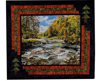 Wall Quilt: "Creek Walk"