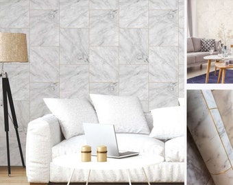 Marmor Design Tapete in mehreren Farben, Tapete fürs Schlafzimmer, Wanddekoration, Dekorieren Sie Ihre Wände mit Tapete, Büro Tapete