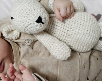 Crocheted cuddly toy