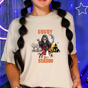 Cucuy season shirt, scary cucuy, Dia de los Muertos, Spanish halloween, spooky Latina tshirt, Triko tri, Spanish sweater, Regalos en español