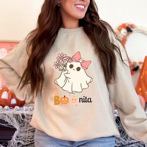 Boonita shirt, Latina Halloween, Dia de los Muertos shirt, Latina gift, Spanish shirt, Spanish gift, Retro Latina , Boo ghost shirt, scary