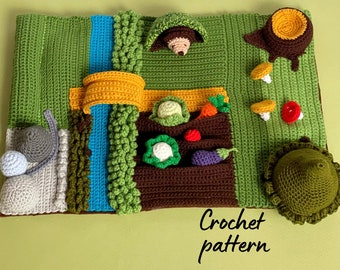 Crochet pattern Play Mat Forest