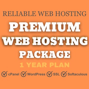 Premium Web Hosting Package (1 Year Plan)