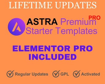 Astra Pro Sites (Premium Starter Templates) v.4.0.12 with Elementor Pro Free