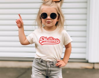 Kids Phillies shirt, Philadelphia Phillies shirt, Toddler baseball shirt