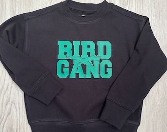 Bird Gang kids sweatshirt, eagles kids, eagles kids sweatshirt