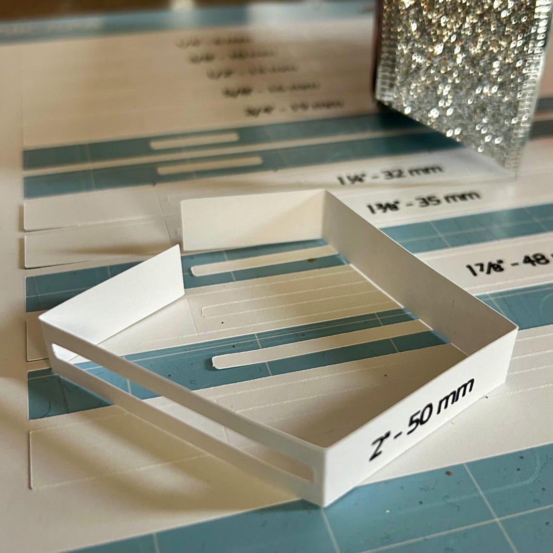 Ribbon Saver SVG Cut File for 4” Diameter Ribbon Spools - 1/4” to 2 1/2 ...