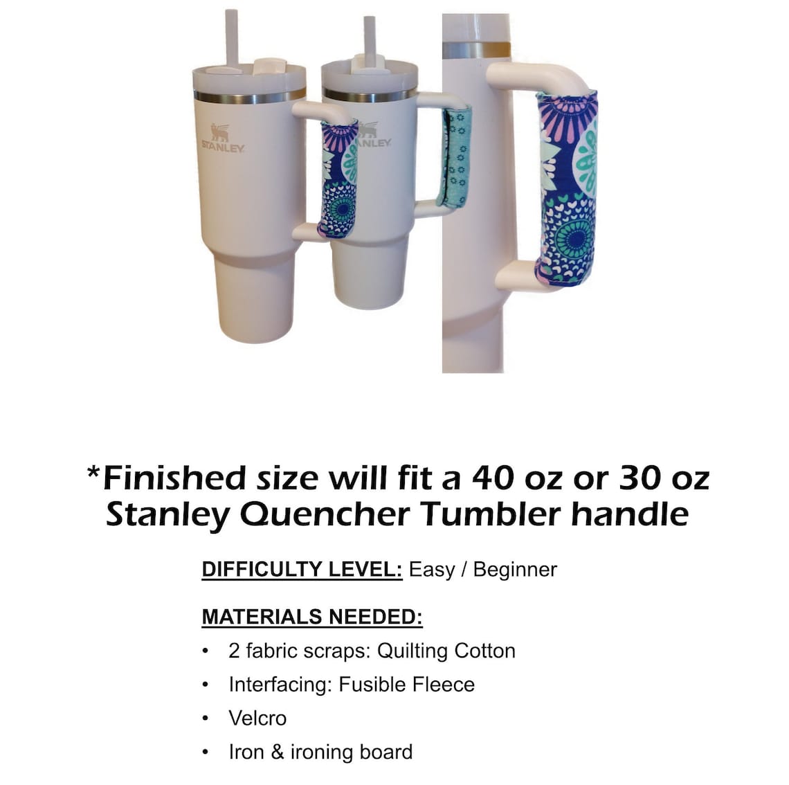 Make a Quencher Handle Cover PDF Digital Sewing Pattern ONLY, Pattern ...
