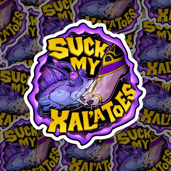 World of Warcraft Suck My Xal'atoes Mudskipper Xal'atath Vinyl
