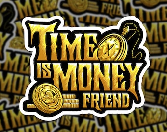 World of Warcraft Goblin Sticker: Time is Money, Friend