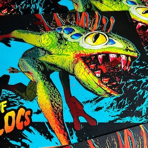 World of Warcraft Wall Art, Murloc Fanart Poster 17 x 11 in