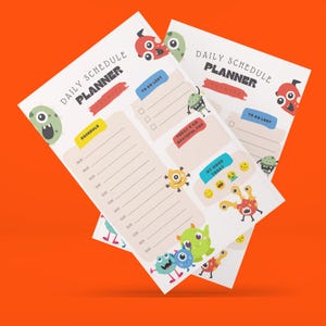 Kids Daily Planner for ADHD & Autism | Printable Neurodivergent Routine Chart | Child-Friendly Visual Schedule | A4 PDF Download