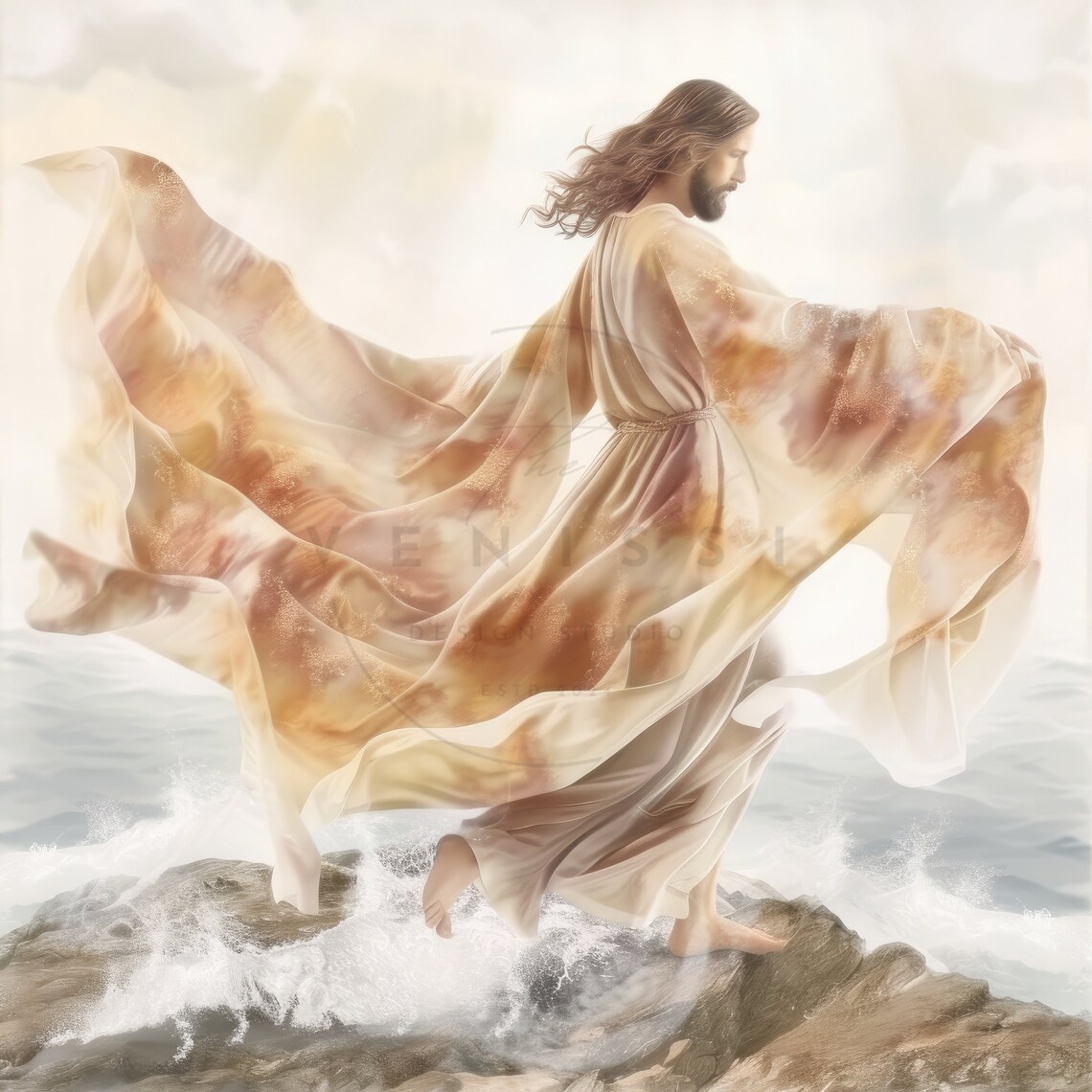 10 Jesus Christ is Risen Clipart, Ressurection Clipart, Watercolor ...