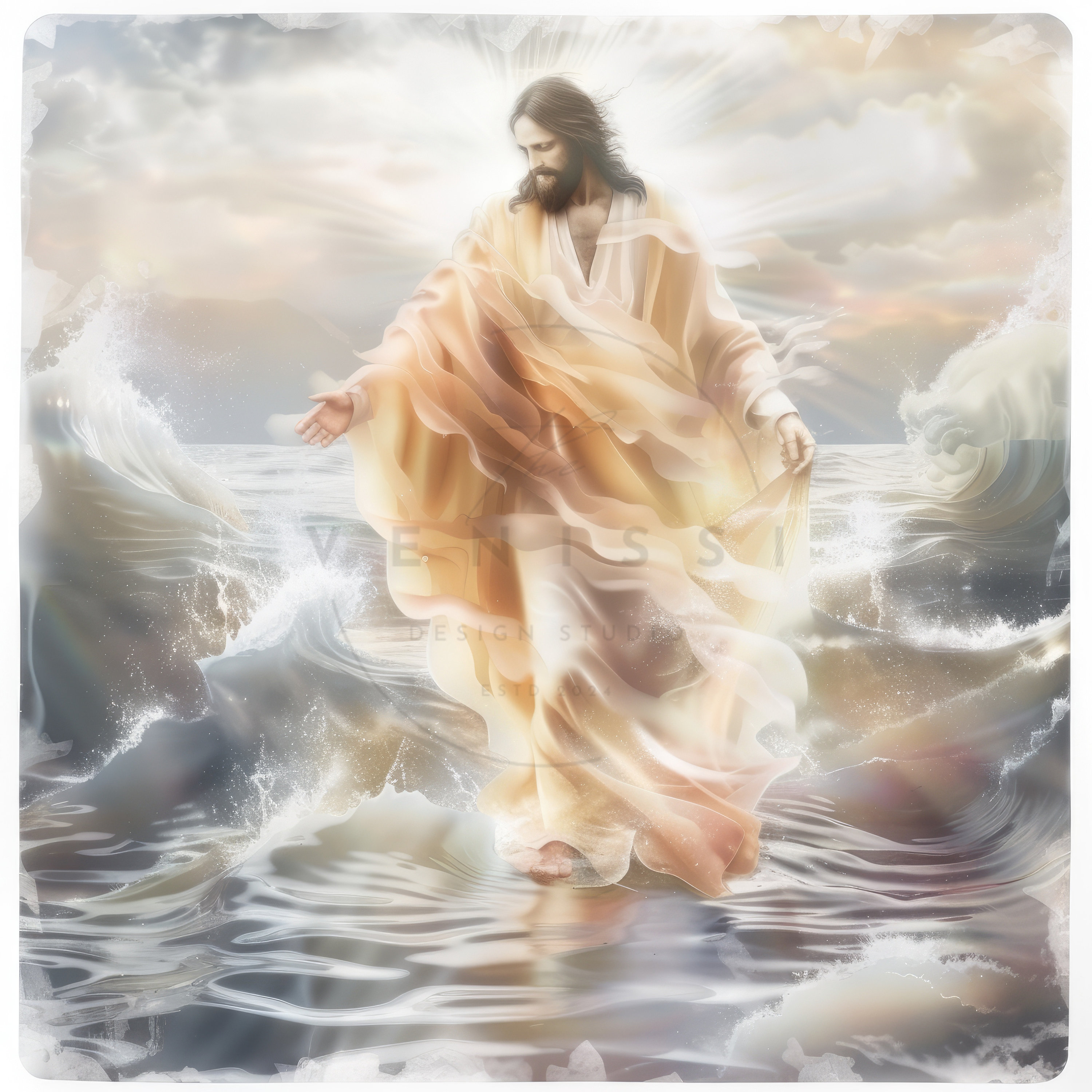 10 Jesus Christ is Risen Clipart, Ressurection Clipart, Watercolor ...