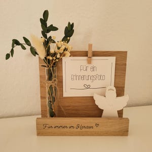 Fotoständer, Bilderrahmen, Trauergeschenk