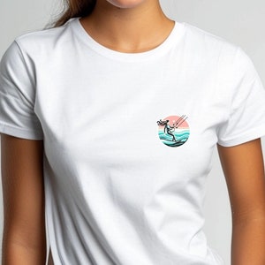 KITE GIRL Funny Kitesurf T Shirt Men Kite Surf Gift T-Shirt Women Kitesurfing Gift Shirt Kite Apparel Kiteboarding Clothing Present