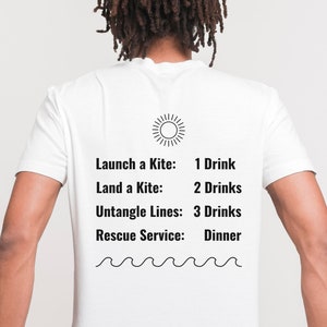 SUPPORTIVE Funny Kitesurf T Shirt Men Kite Surf Gift T-Shirt Women Kitesurfing Gift Shirt Kite Apparel Kiteboarding Clothing Present