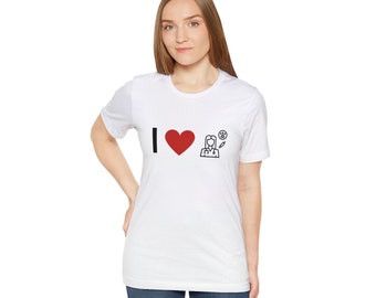 I Love Veterinary Medicine T-Shirt: Unisex Jersey Short Sleeve Tee