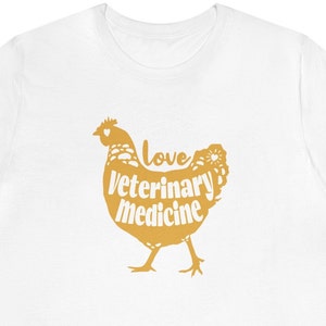 Dierenarts Med Chicken Design T-shirt | Diergeneeskunde cadeau | Dierenarts Tech Student Cadeau | Dierenarts Tech cadeau | Liefs Vet Med