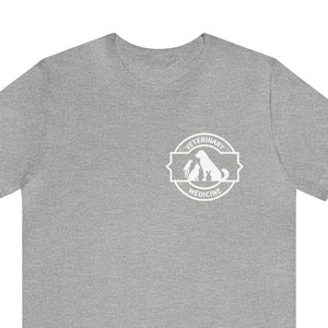 Veterinary Medicine T-shirt | Small Animal, Dog, Cat, Bird, Rabbit | Veterinary Medicine | Veterinary Gift | Unisex Jersey Short Sleeve Tee