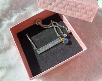 Personalised Jewellery / Hand Engraved Pendant Necklace Bracelet /Chinese Calligraphy / Rune/ Zodiac/ Evil eye /Handmade