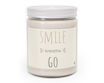 Scented Comfort Candles - SMILE BREATHE GO, 9oz