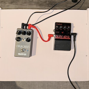 Guitar Effects Pedal Board Painted Wood Platform Stand