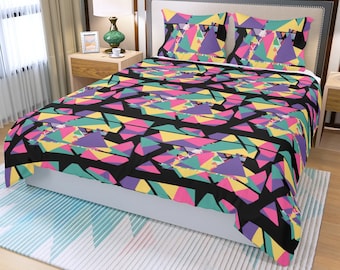 3-piece bedding set duvet cover pillowcase bedroom decoration