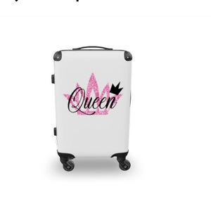 The Queen travel suitcase, trolley, hard-shell suitcase, travel luggage, 67 x 46 x 24 cm