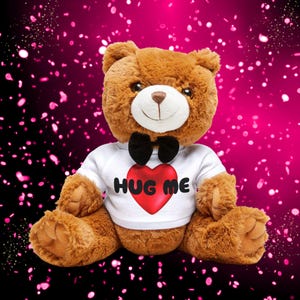 Peluche orsacchiotto, abbracciami, peluche, orsetto coccolone, regalo carino, giocattolo per bambini, San Valentino
