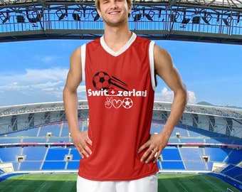 EM 2024 Fussball Trikot Schweiz Fanartikel T-Shirt