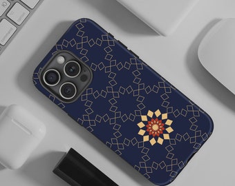 Coque pour iPhone à motif Khorāsān : coque de protection inspirée de l'art