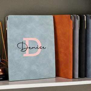 A5 Personalised Monogram Notebook, Monogrammed Office Gift，  Journal, Name, Initial, Monogrammed, Planner New Job Gift, Christmas Gifts