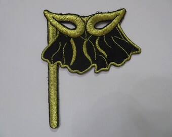 Mask carnival Iron-On Patch, DIY Embroidery, Mask Embroidered Applique, Decorative Patch, Mask badge Woven Applique Cloth Motif
