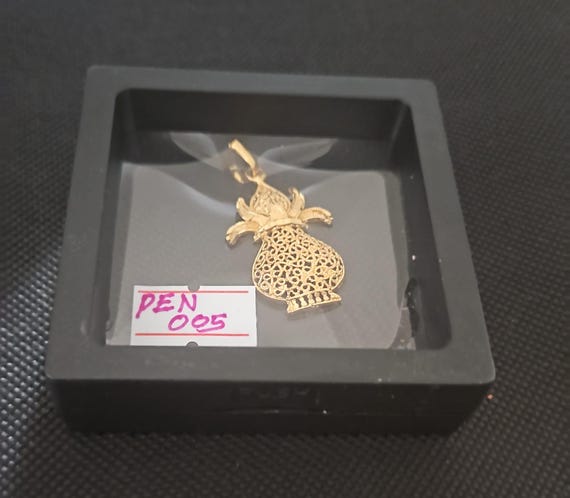 1.5GM GOLD PLATED PENDANT-PEN005