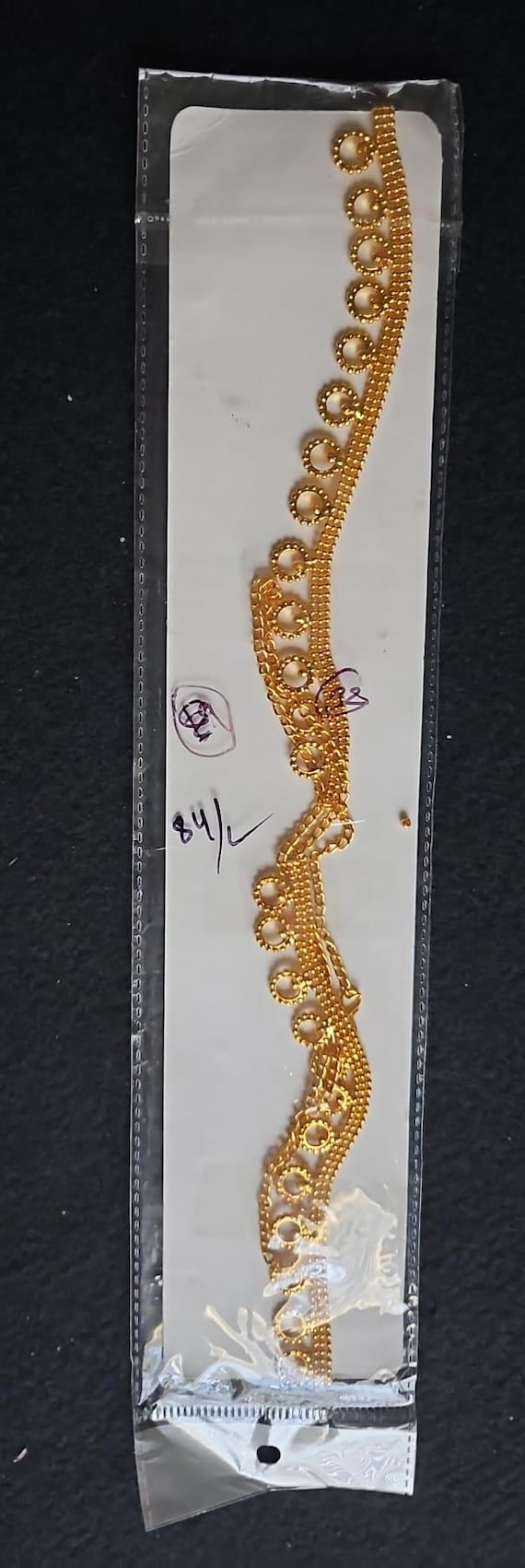 1.5gm Gold Plated Long Chain Waist  -LWC003