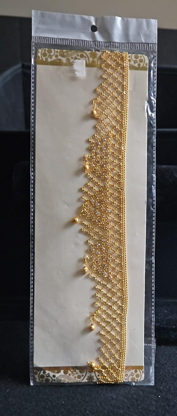 1.5gm Gold Plated Long Chain Waist  -LWC002