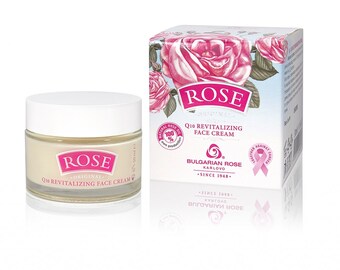 Gesichtscreme - Rose Original Q10 - Restorative Gesichtscreme - 50 ml - 1.7 oz - Mit natürlichem Rosenöl und Rosenwasser