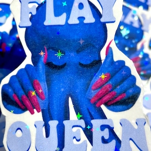 Flay Queen MINDFLAYER BG3 meme sticker