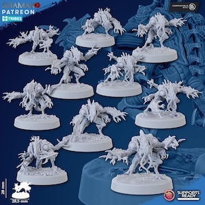 10x Cosmic Devourer Genoextractors Ghamak für Symbionten Genstealers Tabletop