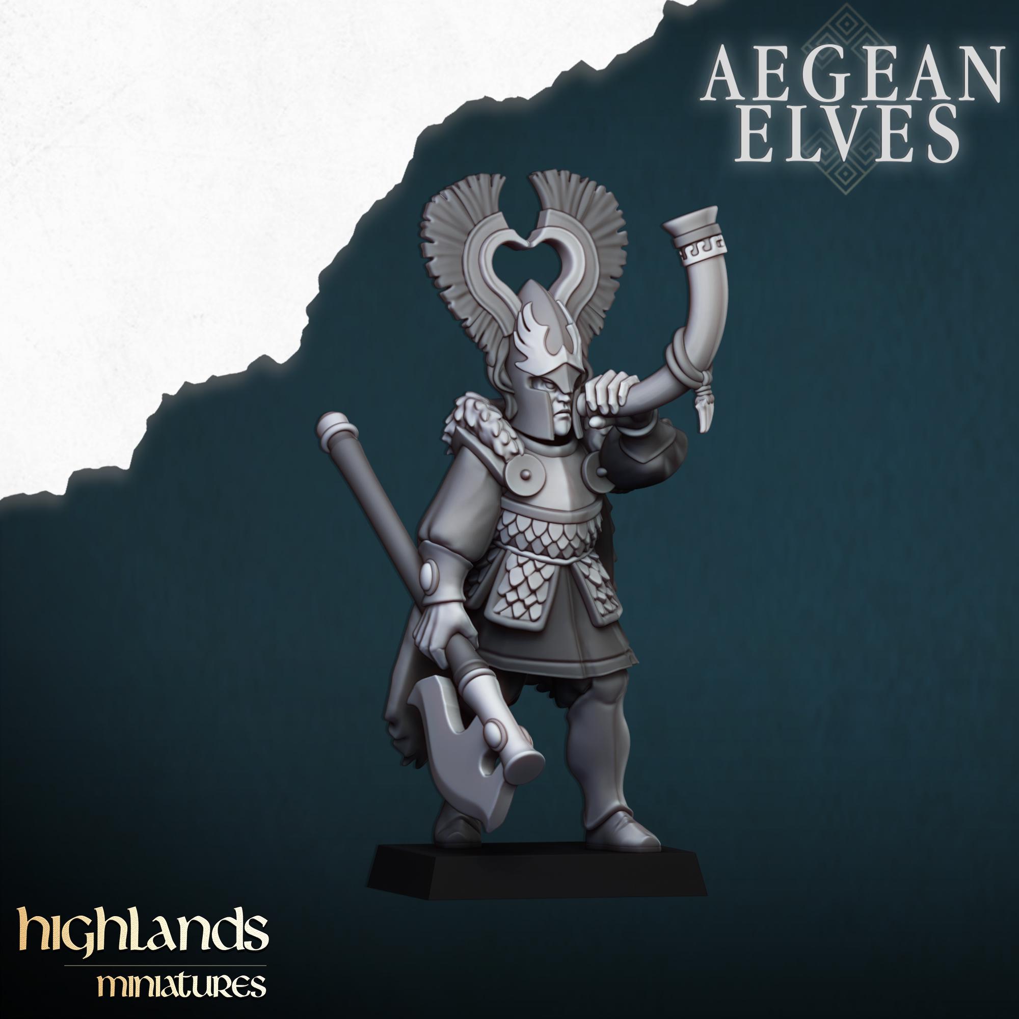 20x Aegean Elves Nemean Lions by Highland Miniatures - AOS Sigmar